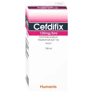Cefdifix 125 mg Oral Süspansiyon