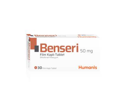 BENSERİ 50 mg film kaplı tablet